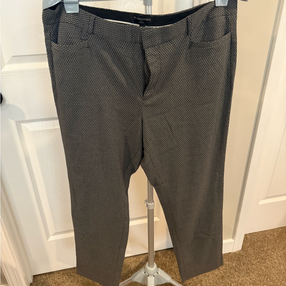 BR Women’s Gray Dot Patterned Sloan Pants - Size 14 NWT